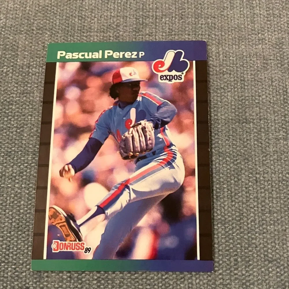 1989 Donruss Montreal Expos Baseball Card Trading Card